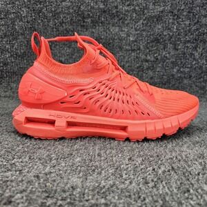 Under Armour HOVR Phantom RN Mens Size 10.5 Orange Red Knit Daily Running Shoes
